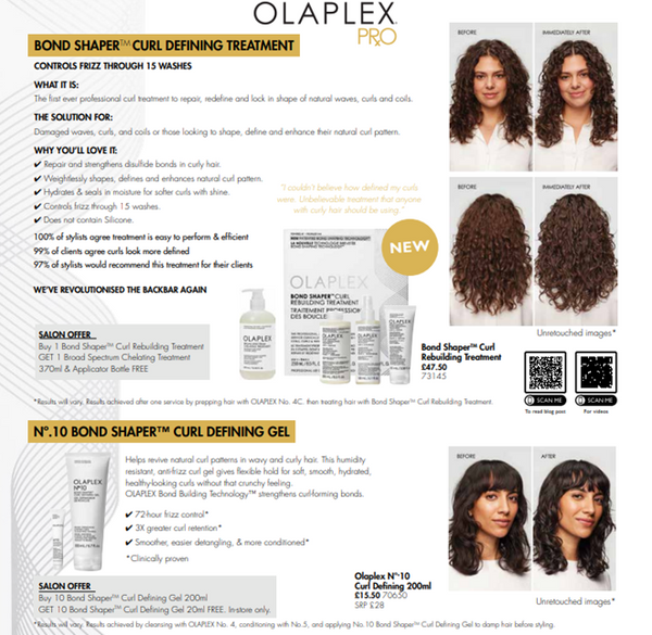 OLAPLEX BOND SHAPER - Curl Rebuilding Treatment Kit