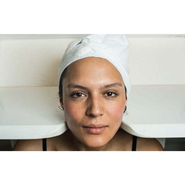 Waffle White Hair Towel - New Pack Size 600 Towels - 40x80cm