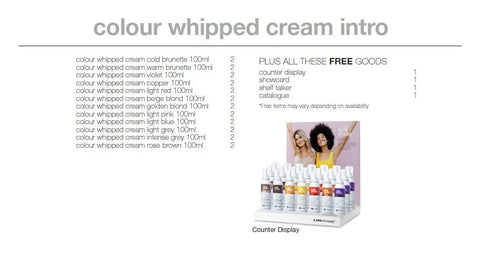 Coloured Whipped Creams