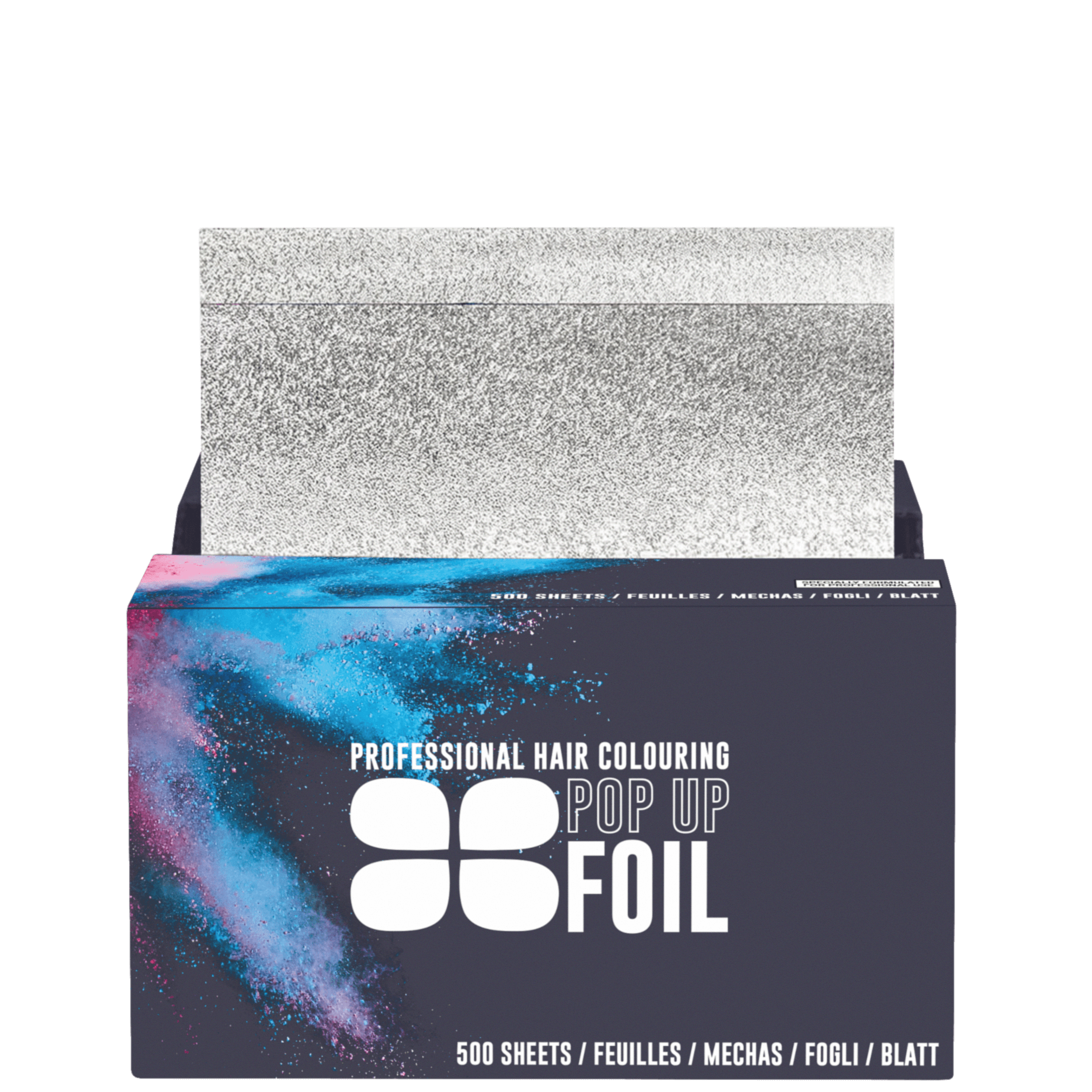 PROCARE EMBOSSED SILVER HAIR FOIL POP UP SHEETS - 130MM X 280MM X 500 SHEETS